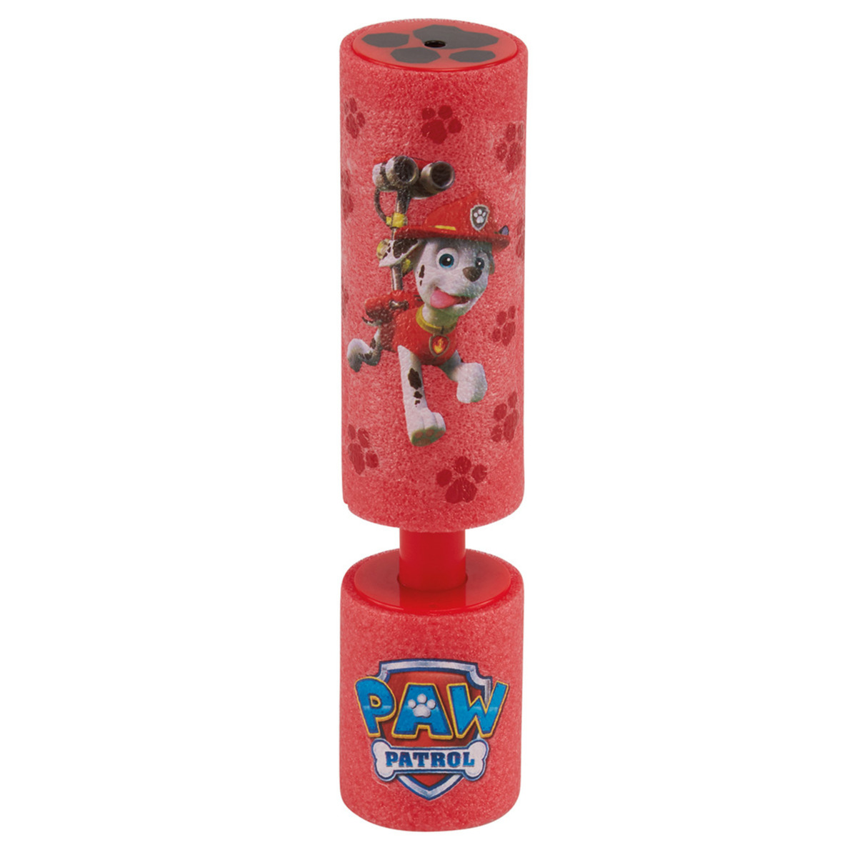 1x Paw Patrol Marshall waterpistool/waterpistolen van foam rood 15 cm