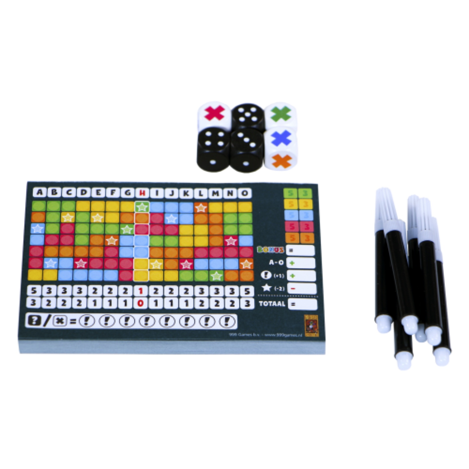 999-games Spel Keer Op Keer Scoreblok 3 Stuks Level 2, 3 en 4 - afbeelding 2
