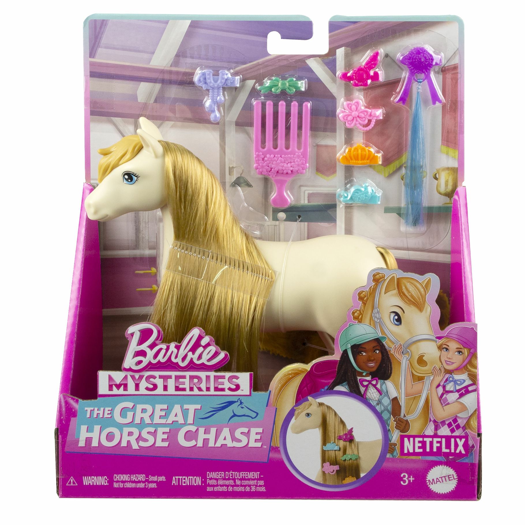 Barbie Pony + Piece Count Asst