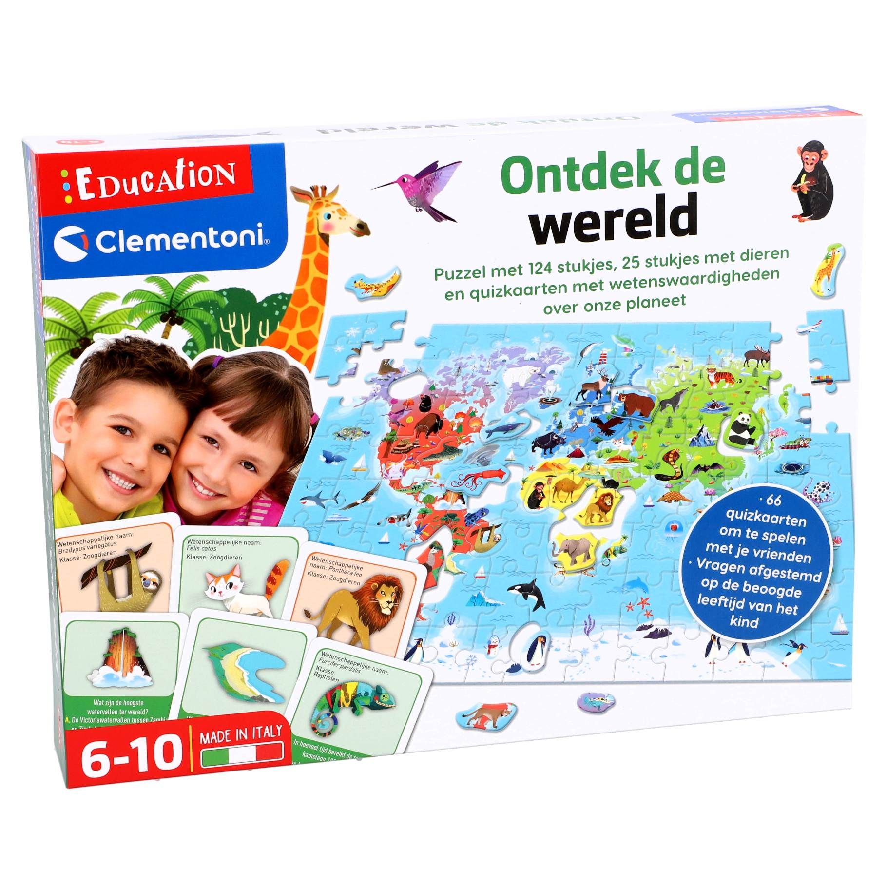 Clementoni Spel Puzzel Ontdek De Wereld - afbeelding 2