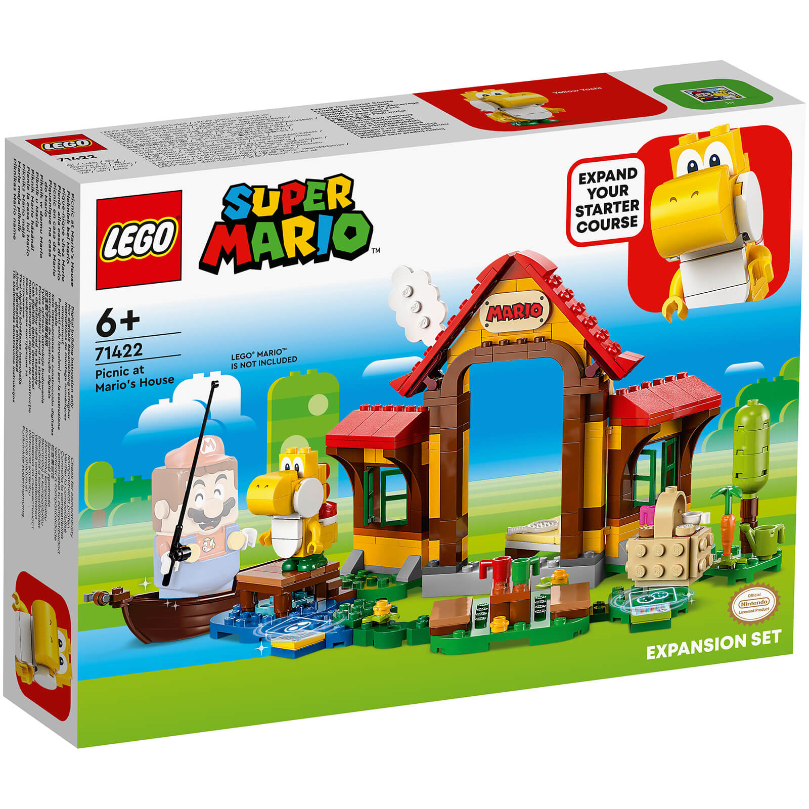 71422 Lego Mario Uitbreidingsset: Picknick Bij Mario's Huis - afbeelding 3