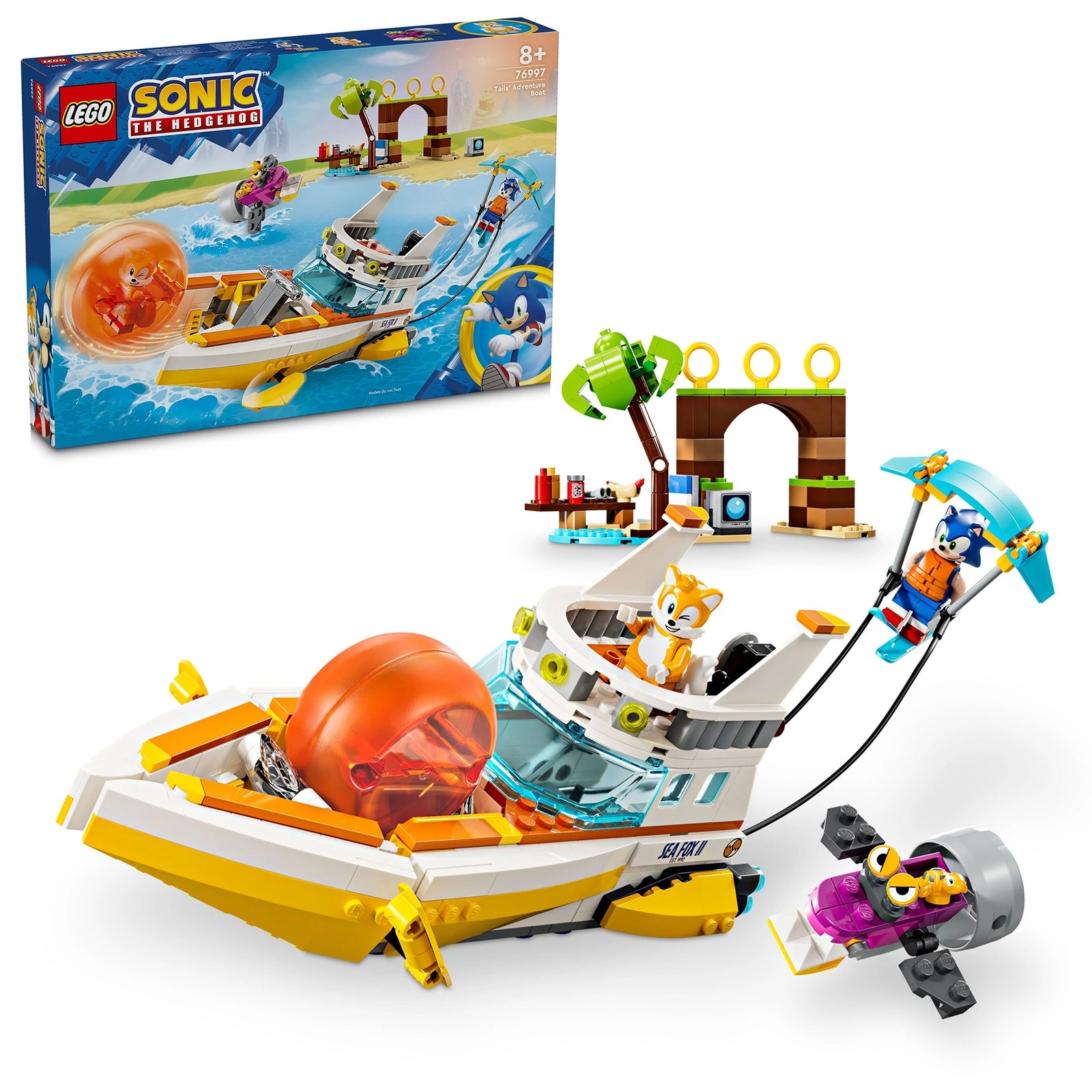 76997 Lego Sonic Tails' Avonturenboot