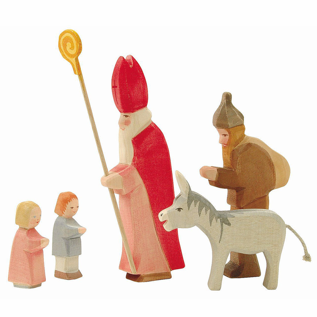 Ostheimer Houten Sinterklaas met Staf - afbeelding 2