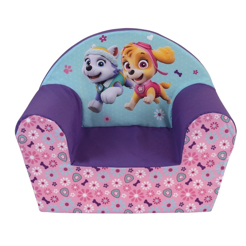 Paw Patrol fauteuil - stoel - voor peuters - 33 x 52 x 42 cm - roze - kinderfauteuil - kinderstoel