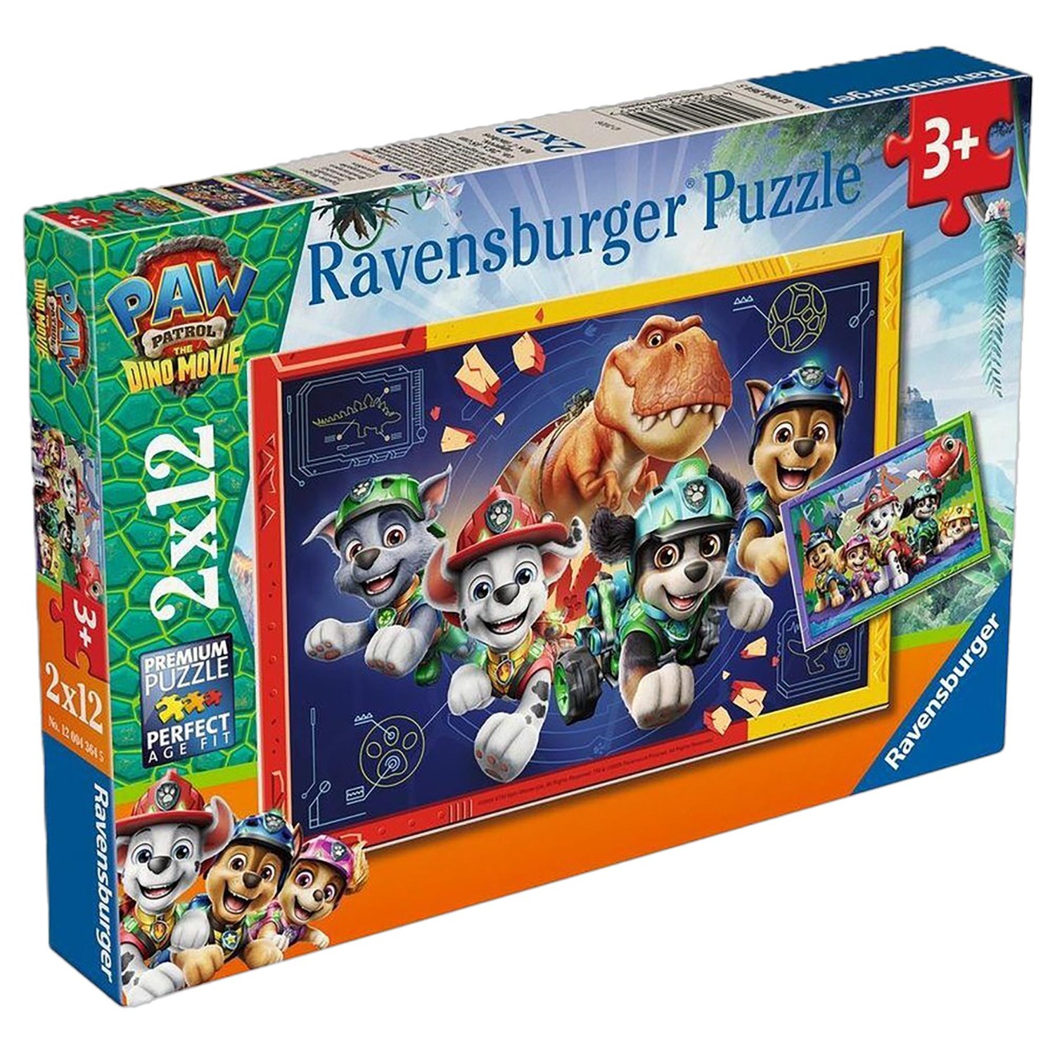 Puzzel 2x12 Paw Patrol 3 Dino Movie