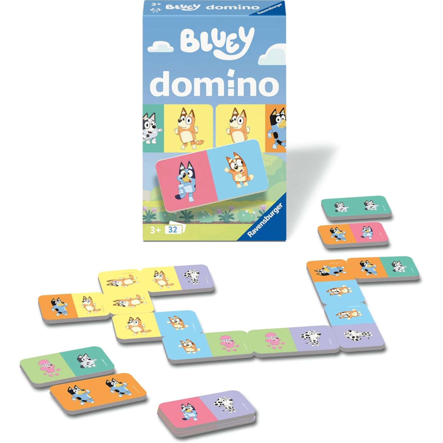 Ravensburger spel Bluey domino pocket - afbeelding 3