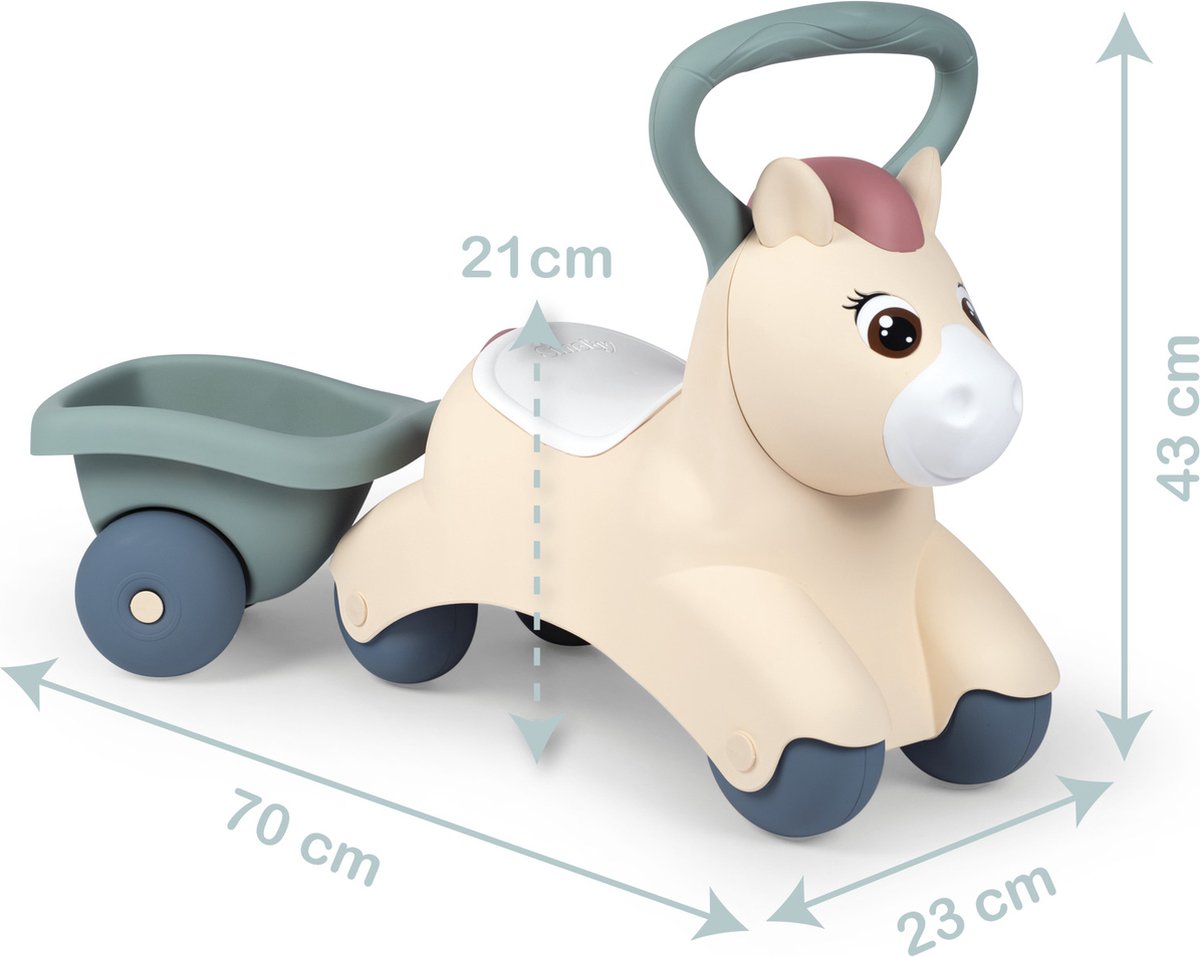 Little smoby Baby Pony ride-on - afbeelding 3