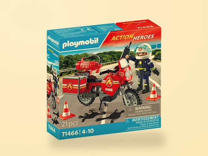 Playmobil Action Heroes brandweer bij een ongeval (71466)