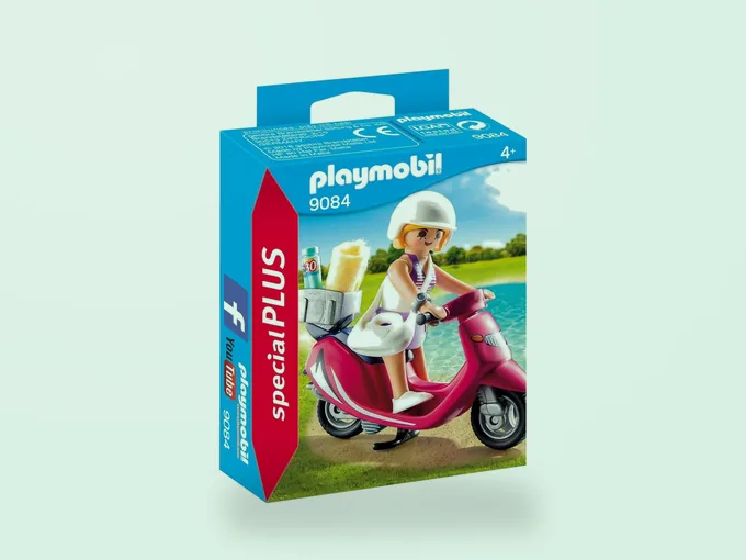 Playmobil Special Plus meisje met scooter (9084)
