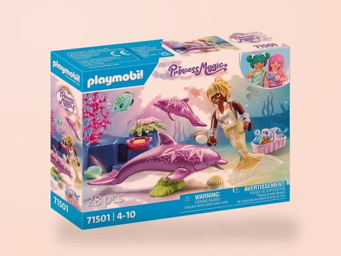 Playmobil Princess Magic zeemeermin met dolfijnen (71501)