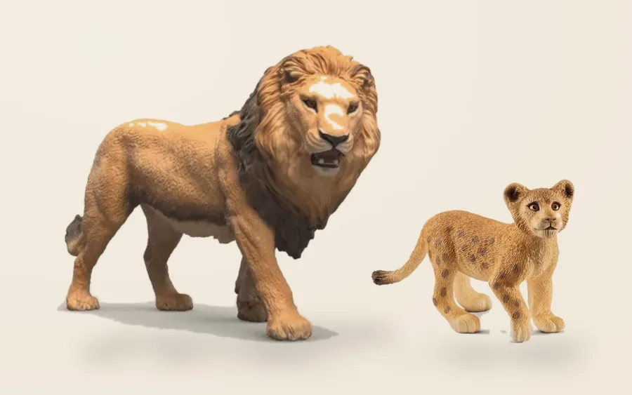 Schleich leeuw met welp